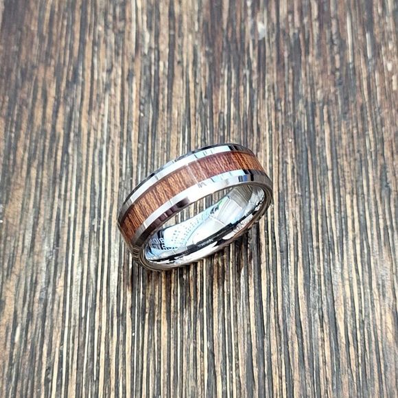 CarricksDesigns Other - New Real Men's Tungsten and Wood Ring - Wedding Ring Engagement Ring Size 9-13
